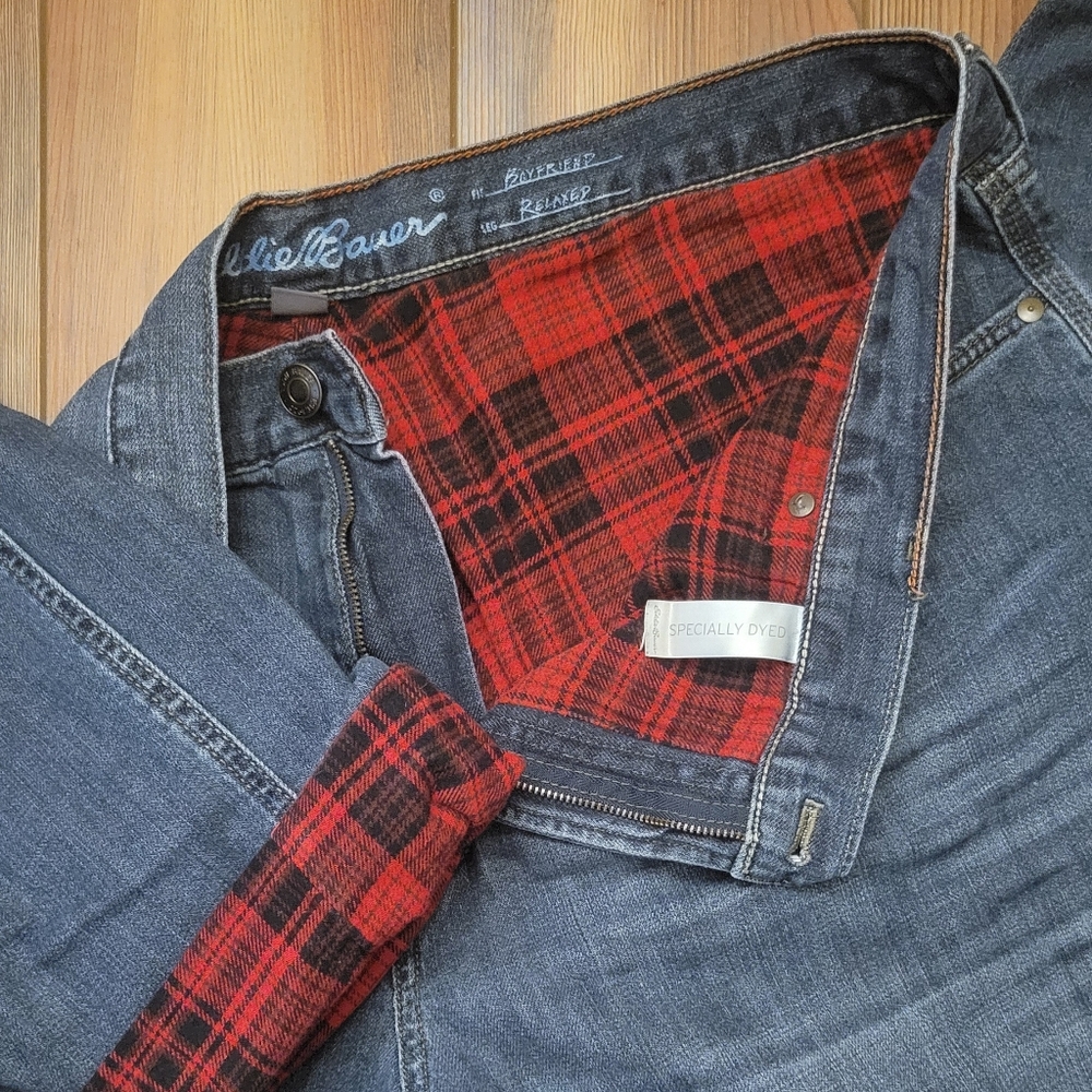 Flannel Lined Jeans - image 2